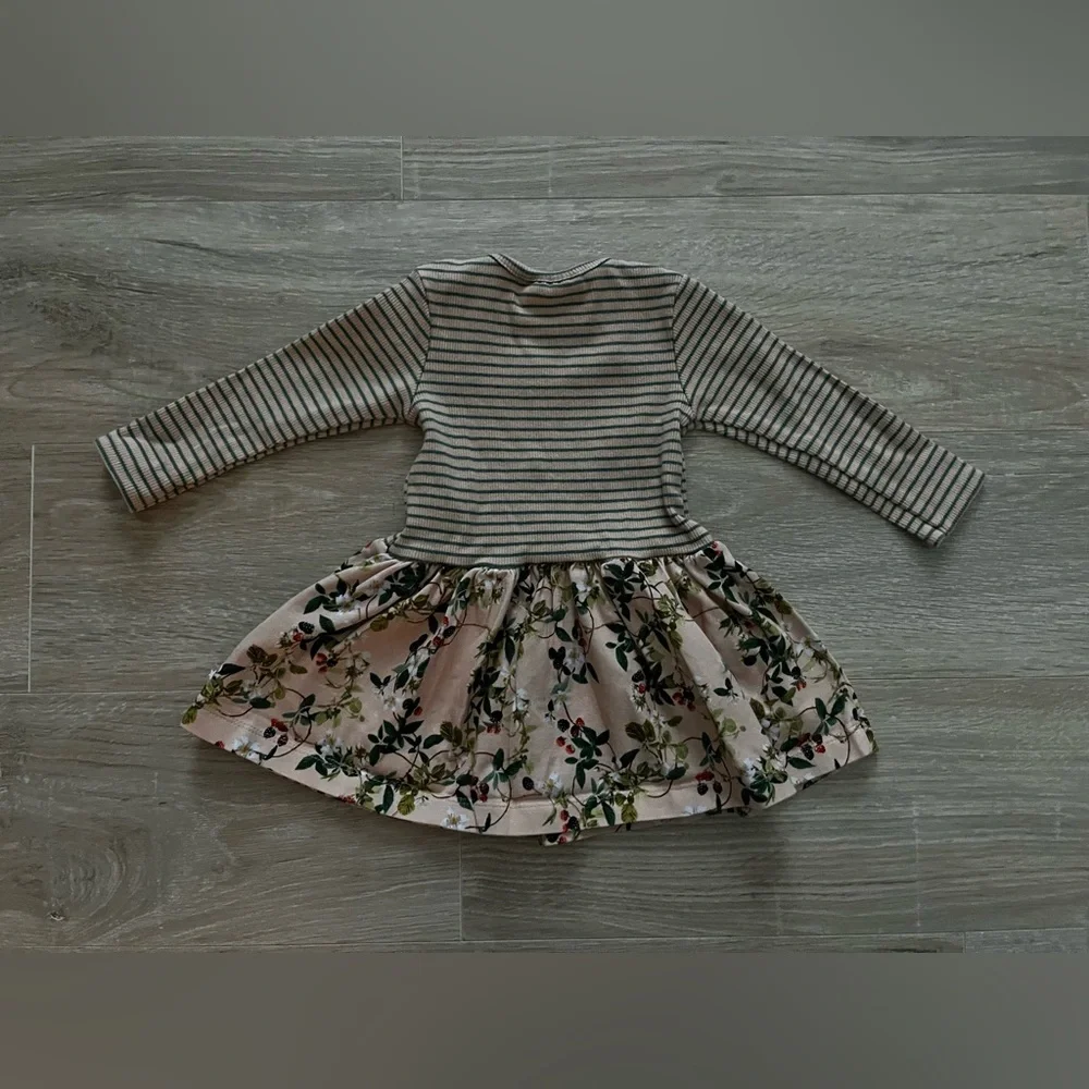 Molo Baby Carel Bramble Rose Long Sleeve Dress - Size 6m (68) - Picture 7 of 7